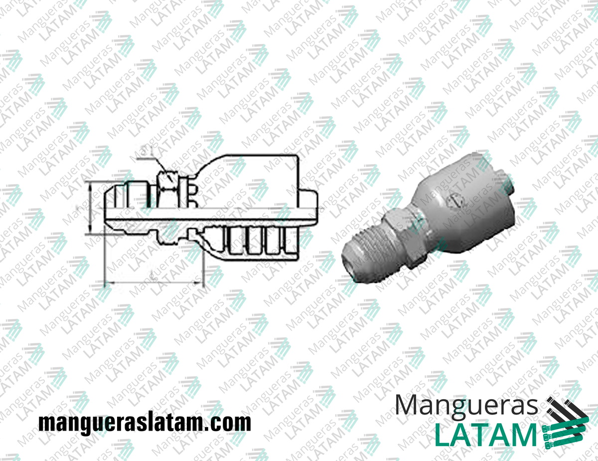 COUPLING FITTINGS JIC 1IC1