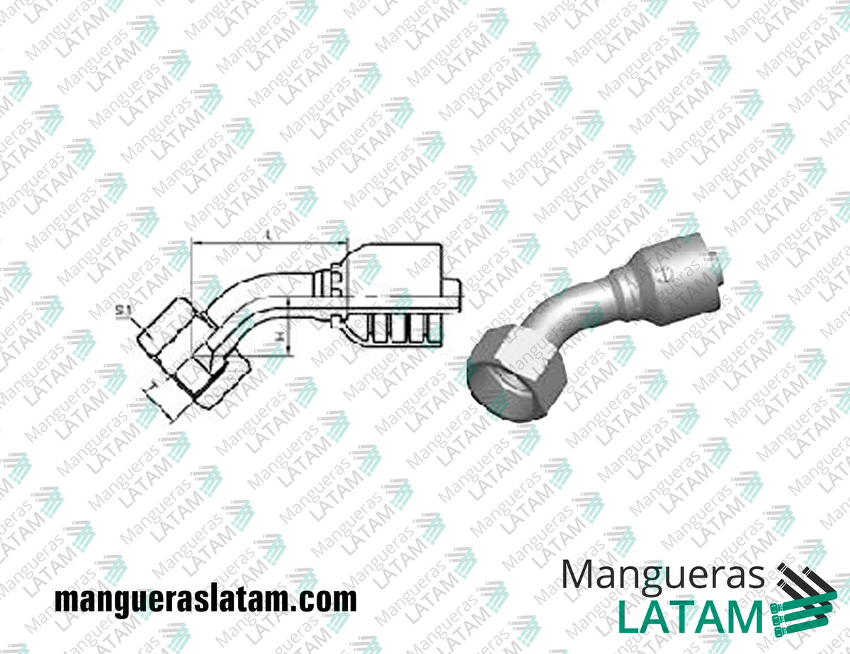 COUPLING FITTINGS JIC 1JC4