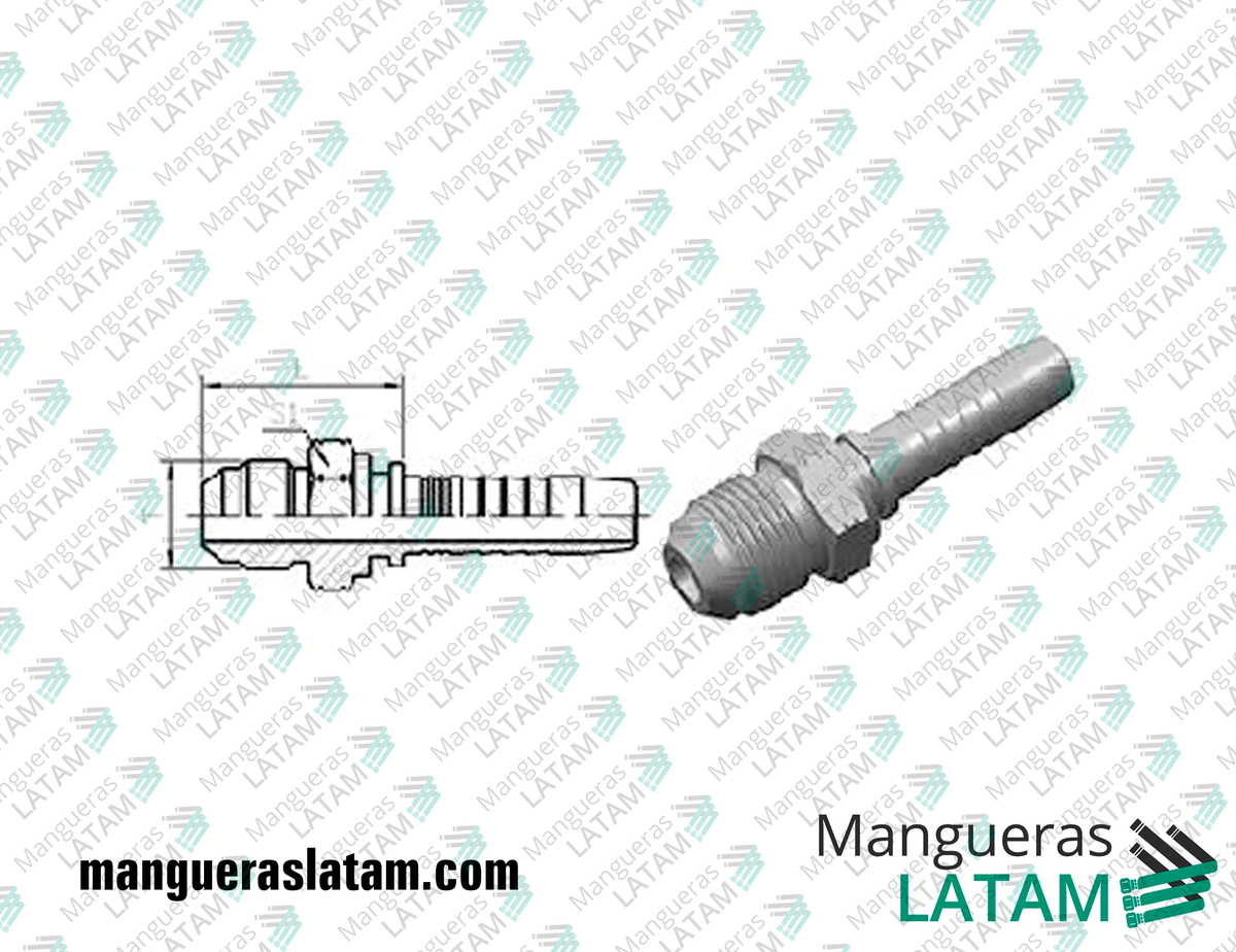 COUPLING FITTINGS JIC 2IC1