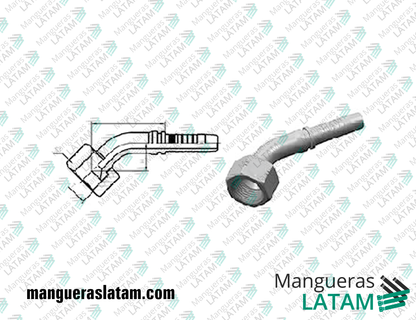 COUPLING FITTINGS JIC 2JC4