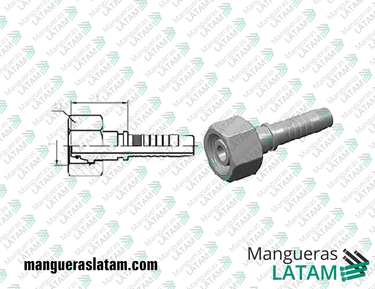 COUPLING FITTINGS METRIC S-TYPE HEAVY SERIES 2DH1