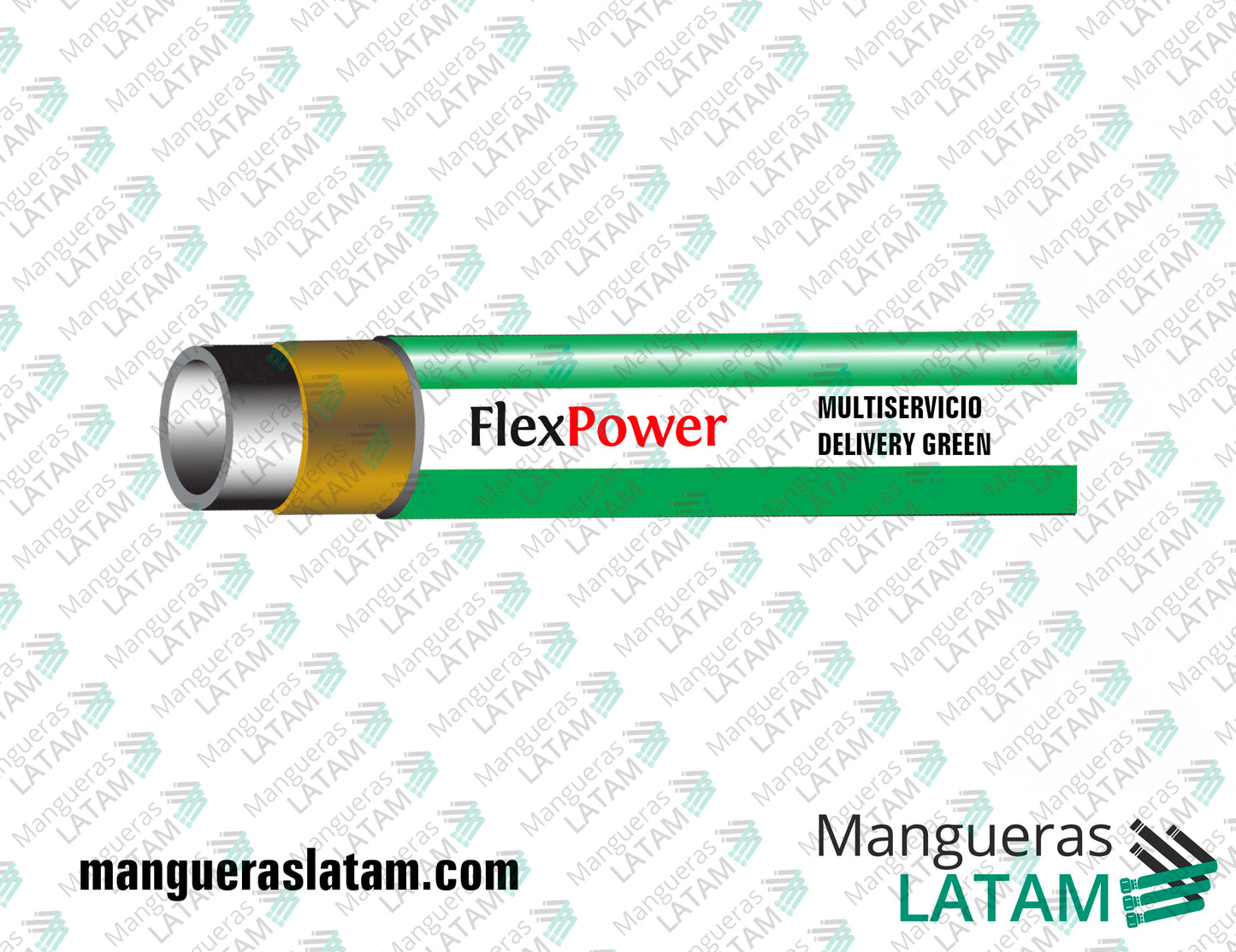 Manguera OIL MULTISERVICIO DELIVERY GREEN FlexPower