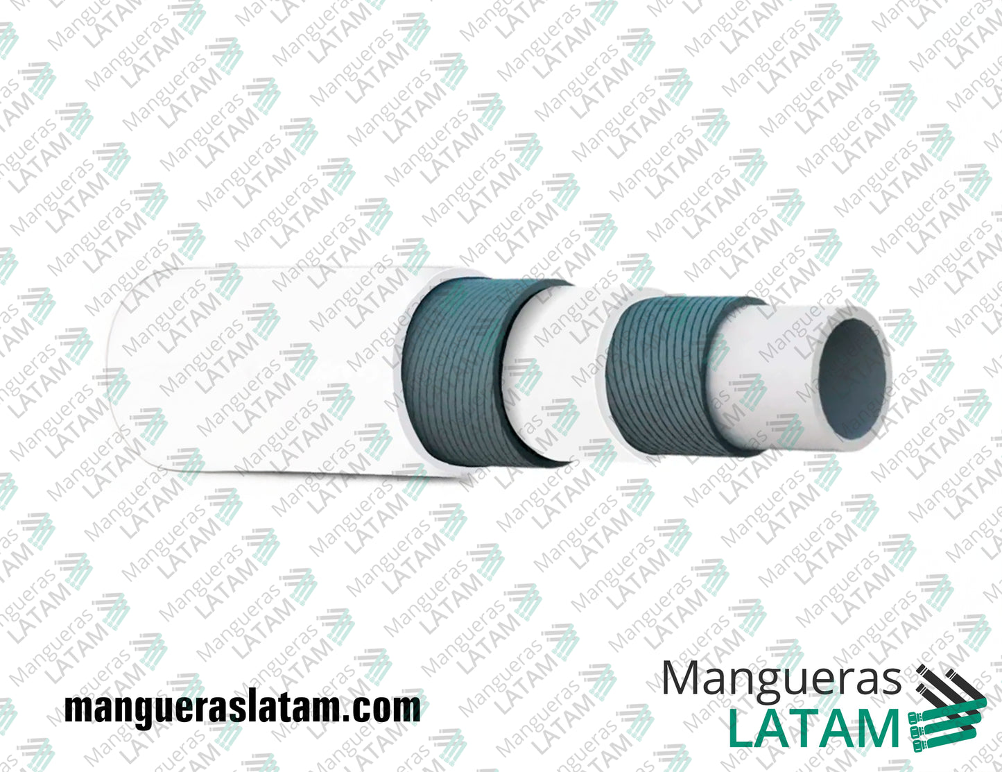Manguera de Goma Expelente Vapor Alimenticia Calorfood Flexpower