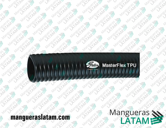 Manguera Industrial Gates para succión e impulsión de partículas sólidas MasterFlexTPU