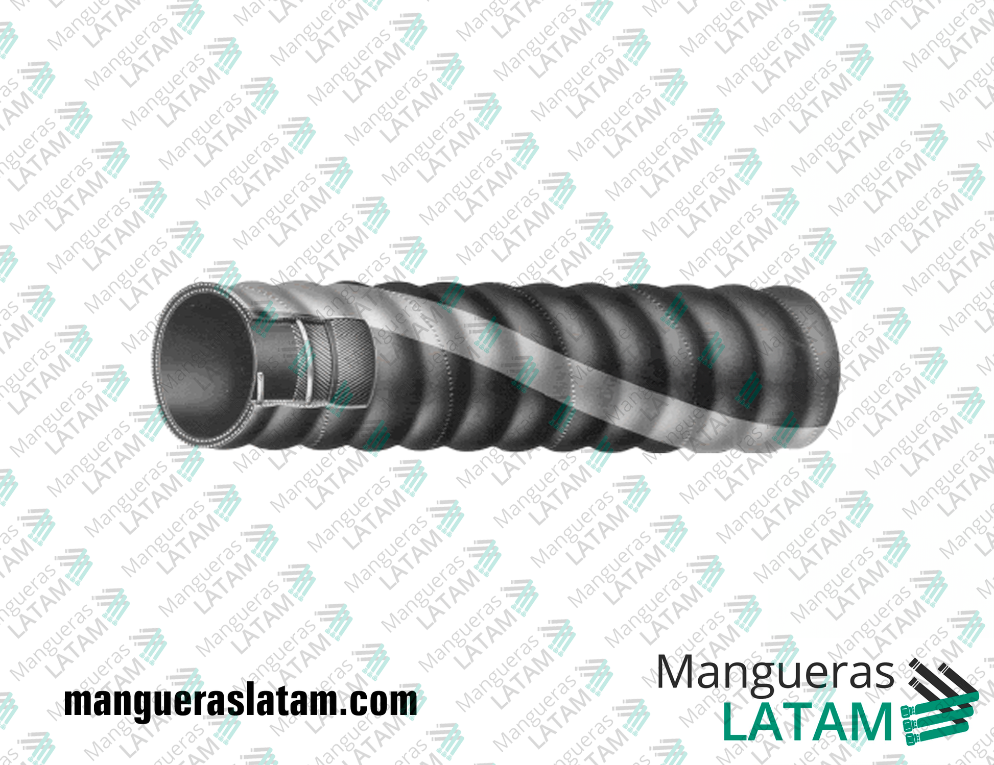 Manguera Industrial Gates para Succión y Descarga de Agua Servicio Pesado 100SB