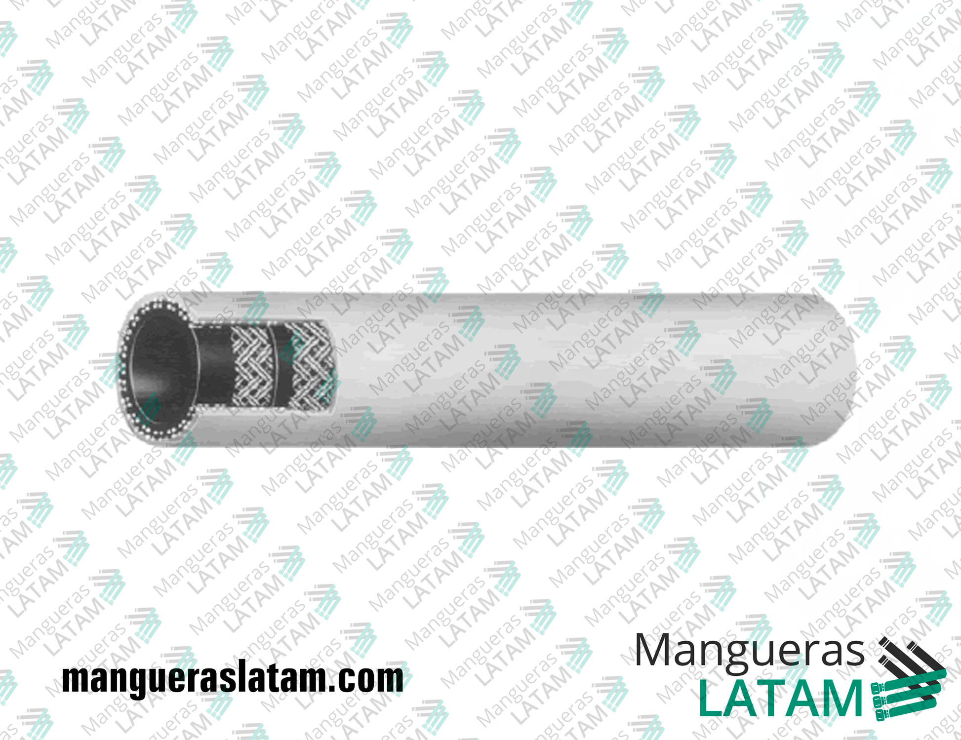 Manguera Industrial Gates Premium para Vapor a Alta Presión y Temperatura 205MB