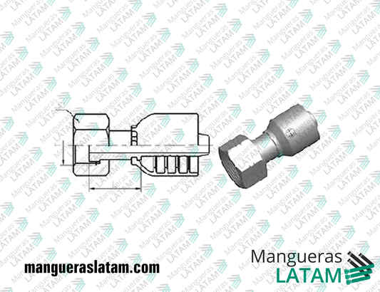COUPLING FITTINGS ORFS 1OR1