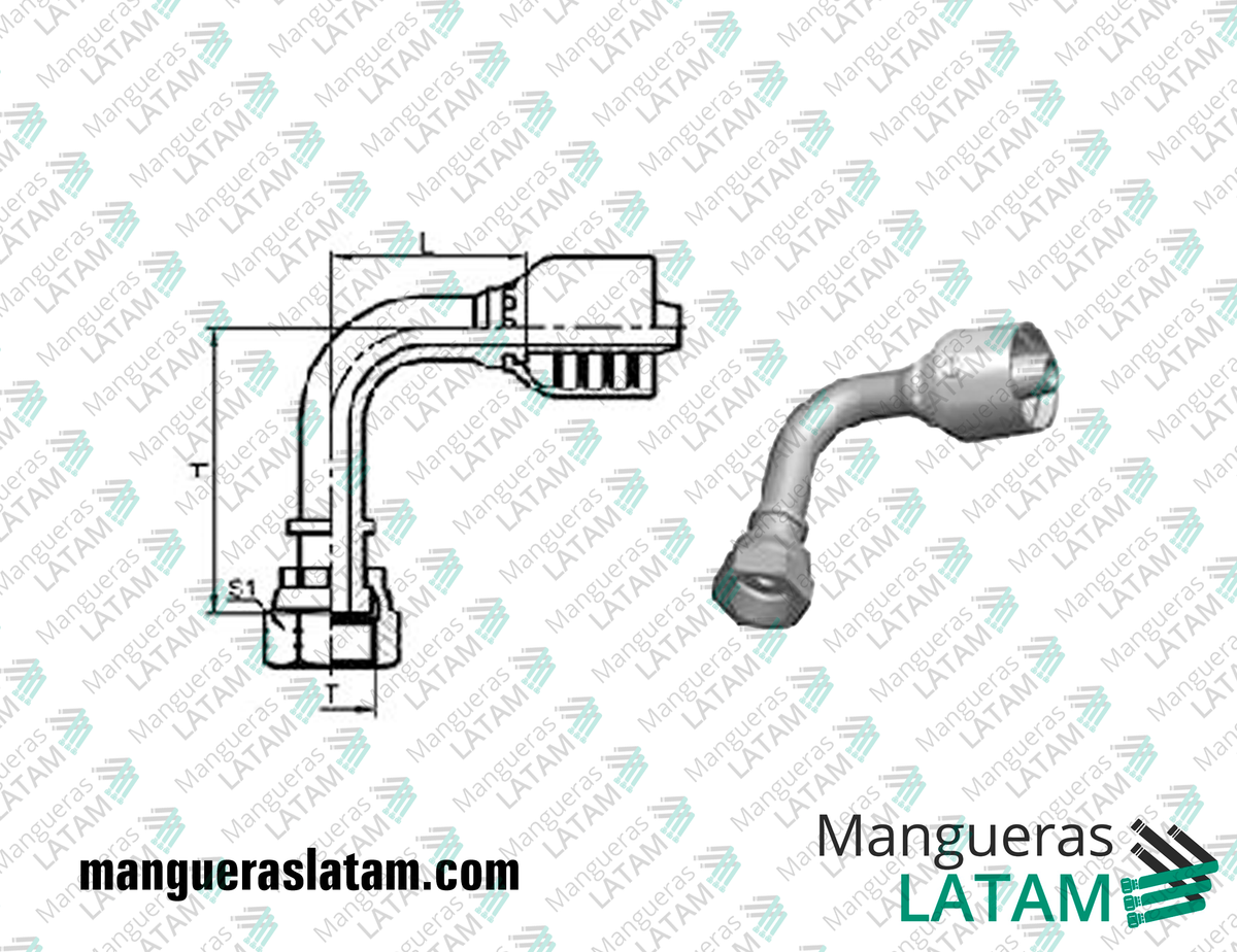 COUPLING FITTINGS ORFS 1OR9-X
