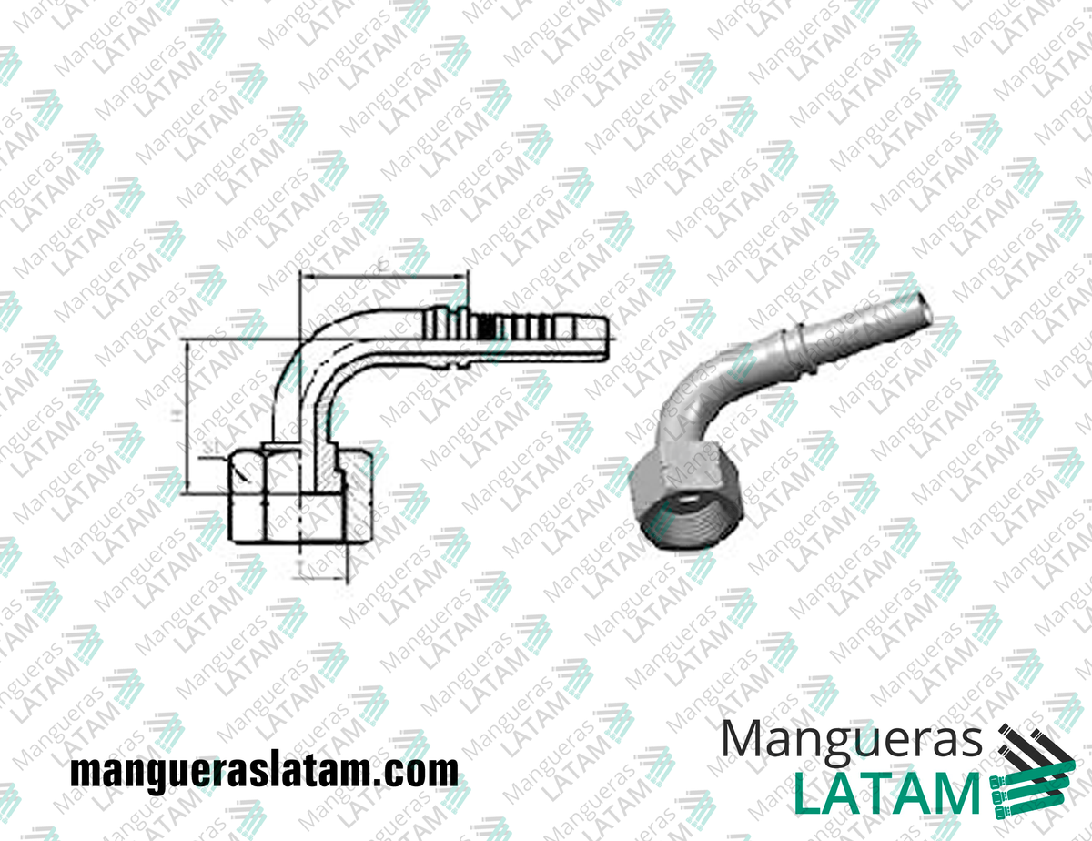 COUPLING FITTINGS ORFS 2OR9