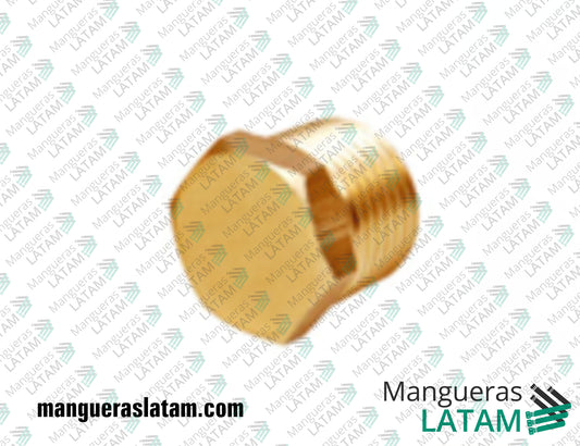 Tapon BSP Accesorio de Bronce para Oil & Gas / Petroleo