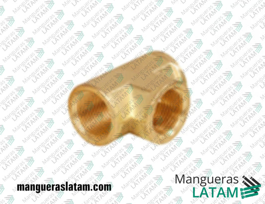 Tee Hembra BSP Accesorio de Bronce para Oil & Gas / Petroleo