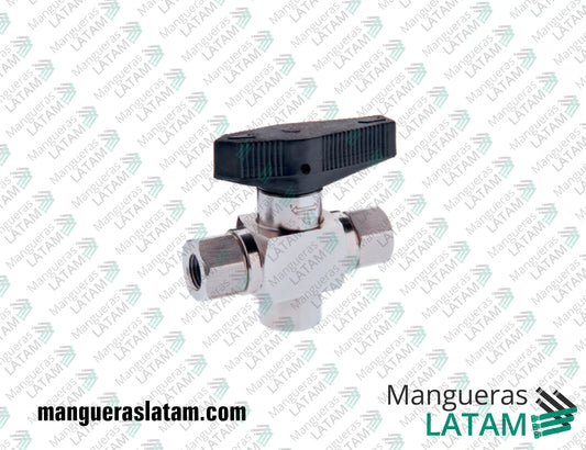 Válvulas Tres Vías para Instrumentación y Servicios Generales 14N3 Series