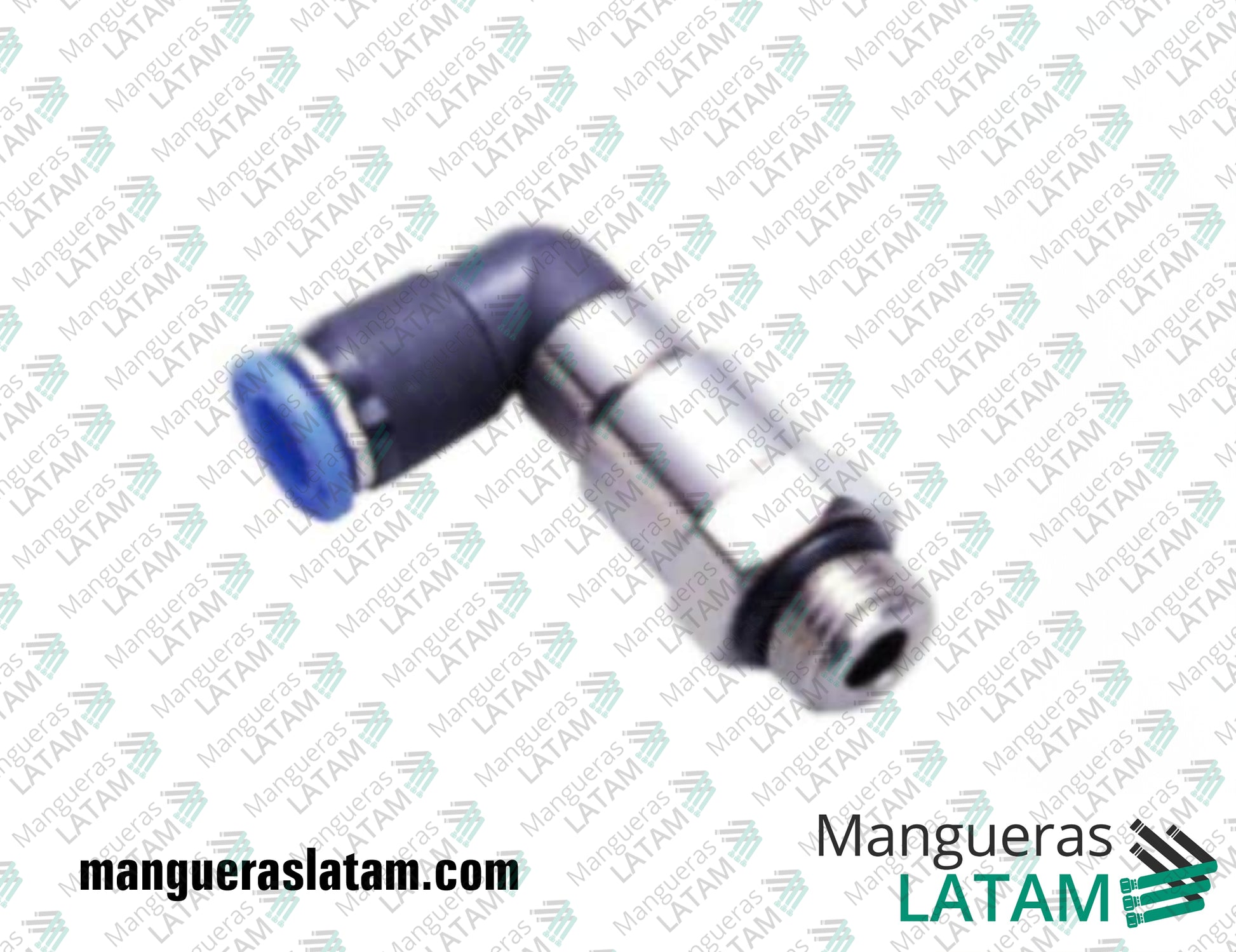 Acople Codo Altas RPM Conector para Mangueras Neumáticas