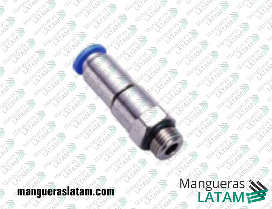 Acople Recto Altas RPM Conector para Mangueras Neumáticas