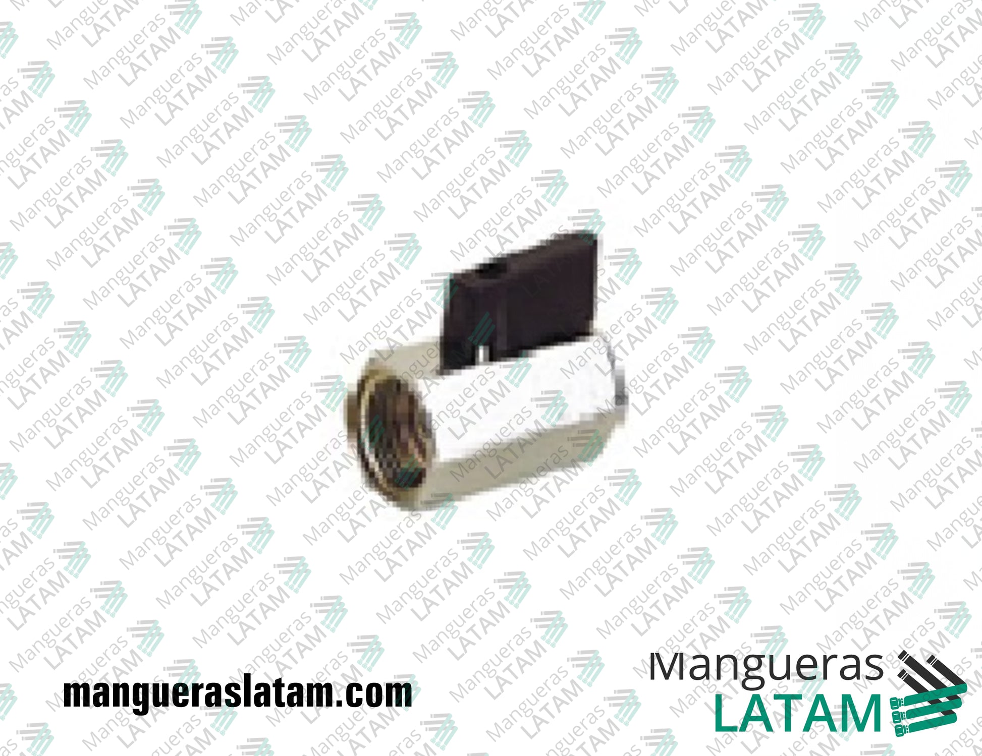 Mini Válvula Hembra Hembra de Bronce Poberaj para Mangueras y Tuberías