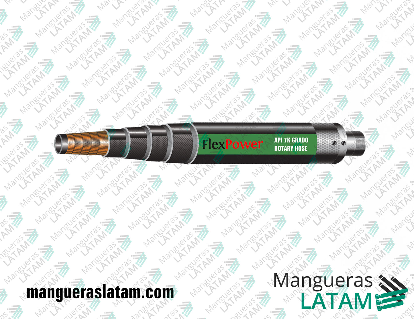 Manguera API 7K GRADO ROTARY HOSE FlexPower