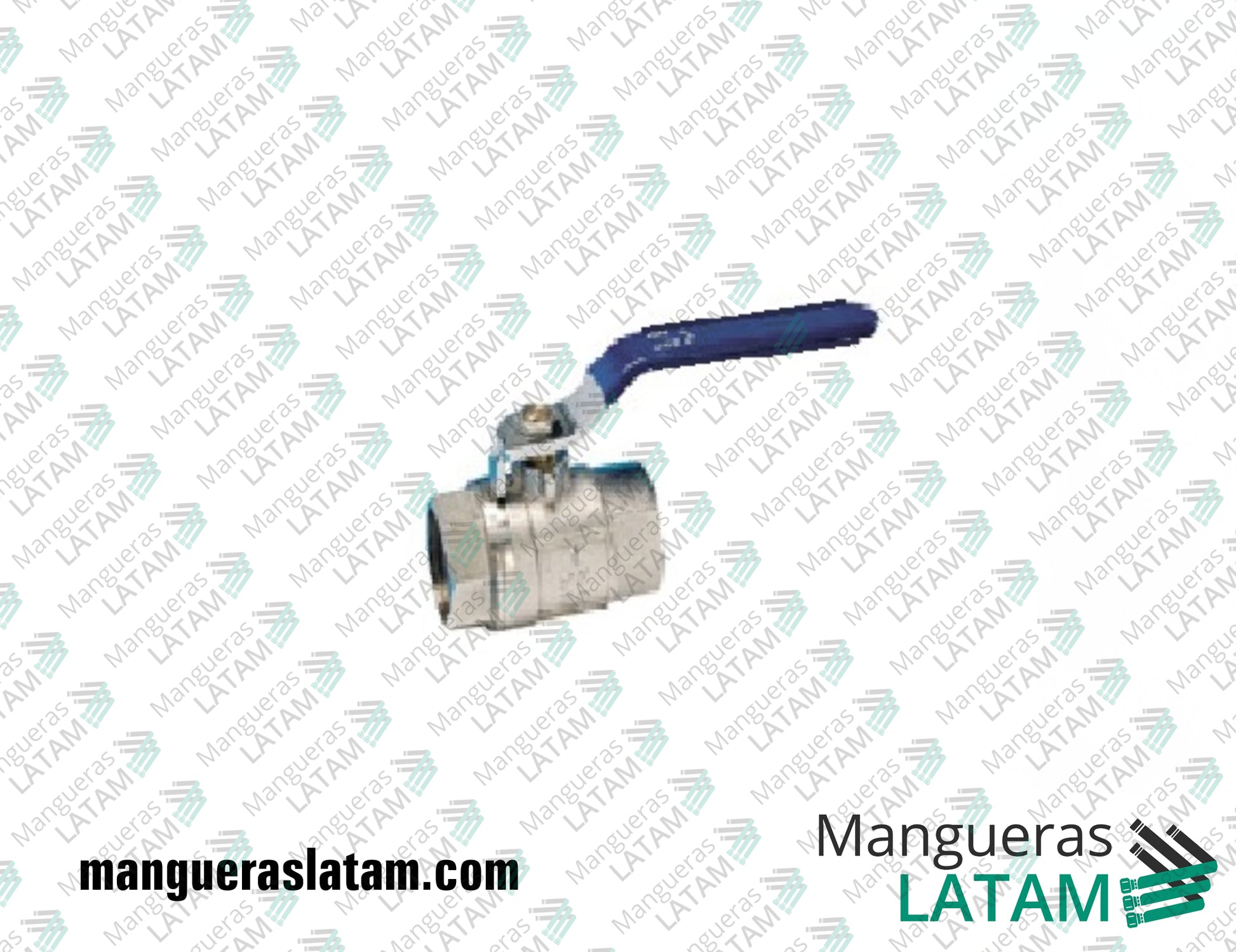 Acople Válvula Esférica Metálica Aleación Poberaj Mangueras y Tuberías