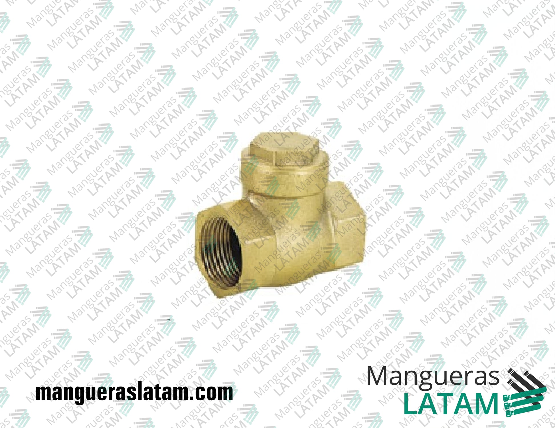 Válvula Retencion Horizontal a Clapeta Poberaj Mangueras y Tuberías